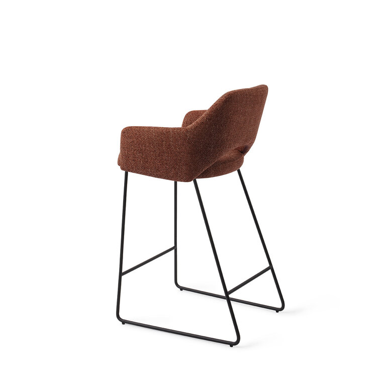 Jesper Home Yanai Tuscan Terra Bar Chair - Slide Black (L)