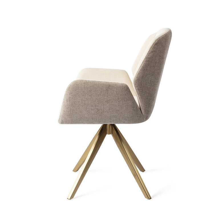 Jesper Home Myoko Sandy Hill Dining Chair - Turn Gold