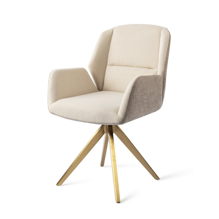 Jesper Home Myoko Sandy Hill Dining Chair - Turn Gold