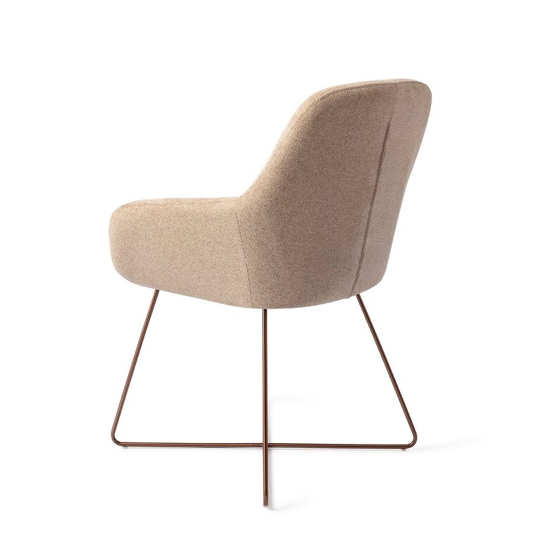 Jesper Home Kushi Desert Dunes Dining Chair - Cross Rose