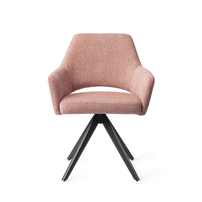 Jesper Home Yanai Pink Punch Dining Chair - Turn Black