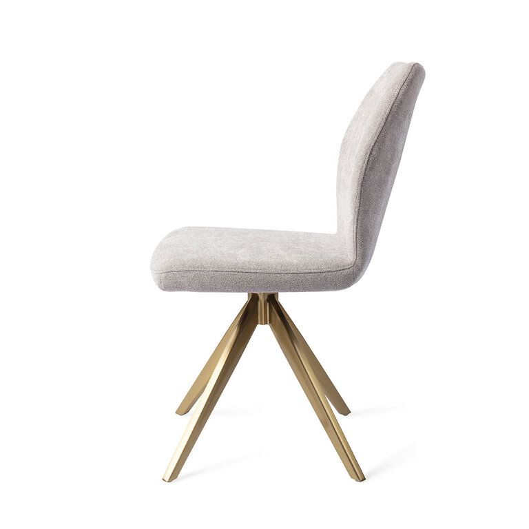 Jesper Home Ikata Pretty Plaster Dining Chair - Turn Gold