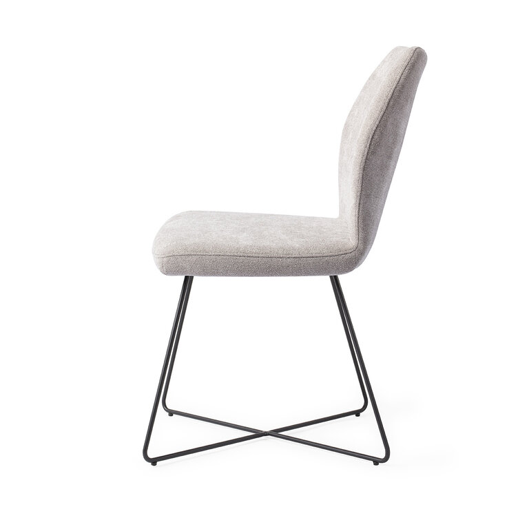 Jesper Home Ikata Pretty Plaster Dining Chair - Cross Black