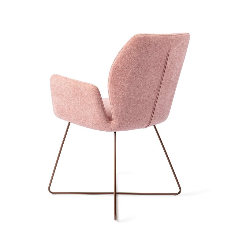 Jesper Home Misaki Anemone Dining Chair - Cross Rose