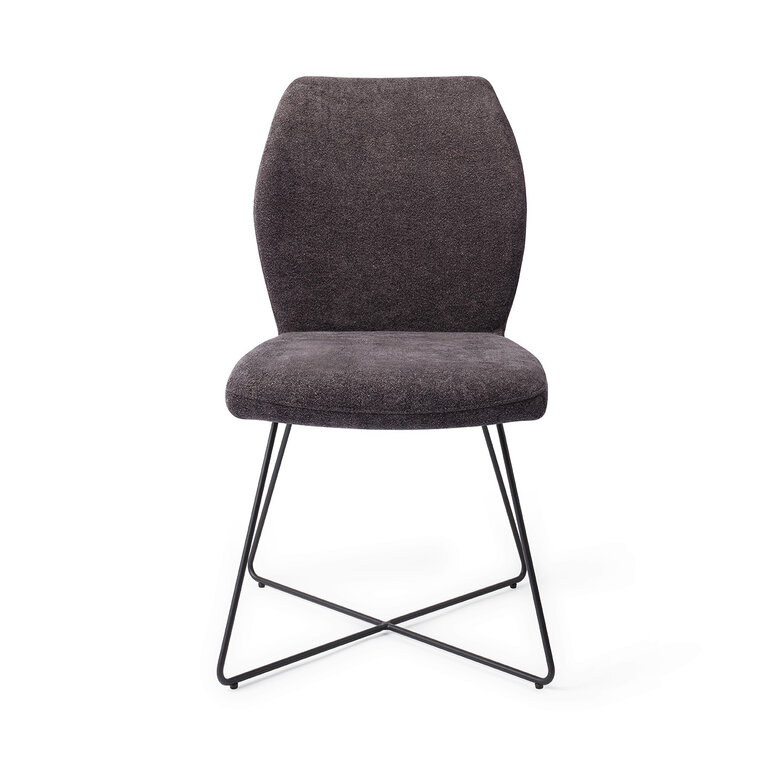 Jesper Home Ikata Almost Black Dining Chair - Cross Black