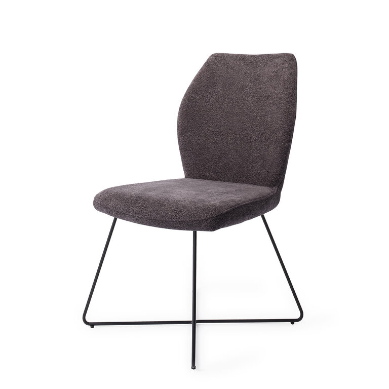 Jesper Home Ikata Almost Black Dining Chair - Cross Black