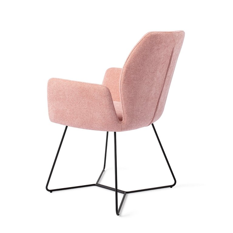 Jesper Home Misaki Anemone Dining Chair - Beehive Black