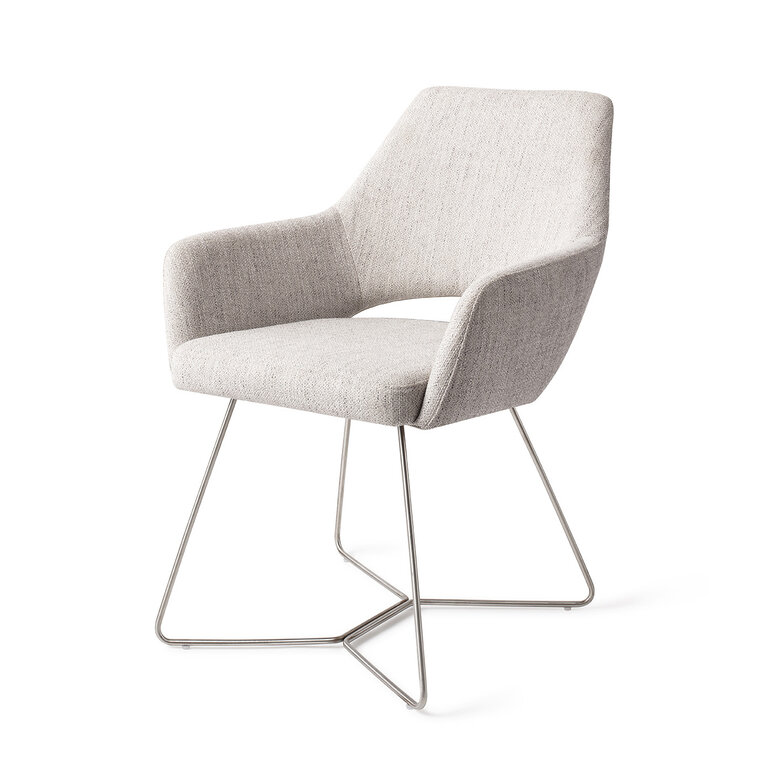 Jesper Home Yanai Pigeon Dining Chair - Beehive Steel