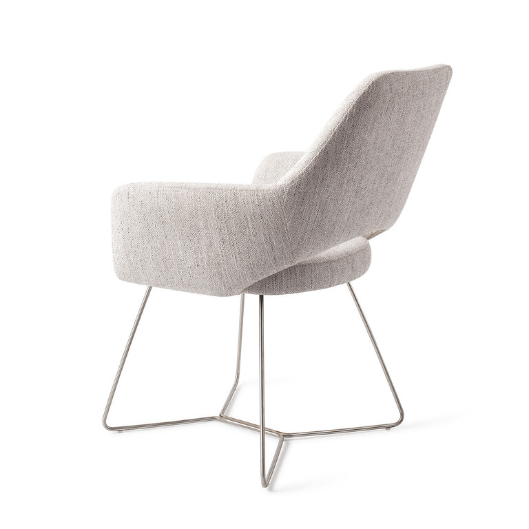 Jesper Home Yanai Pigeon Dining Chair - Beehive Steel