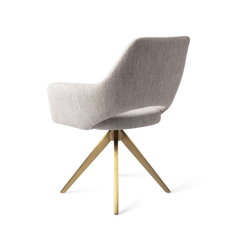 Jesper Home Yanai Pigeon Dining Chair - Turn Gold