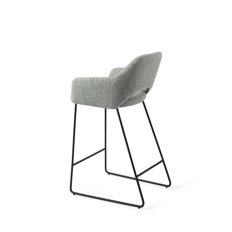 Jesper Home Yanai Soft Sage Bar Chair - Slide Black (L)