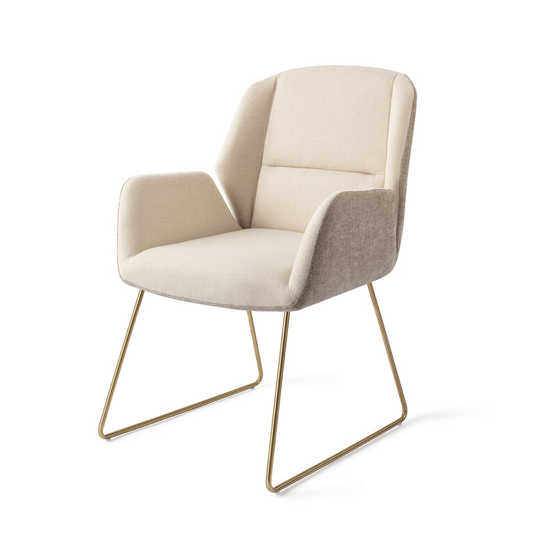 Jesper Home Myoko Sandy Hill Dining Chair - Slide Gold