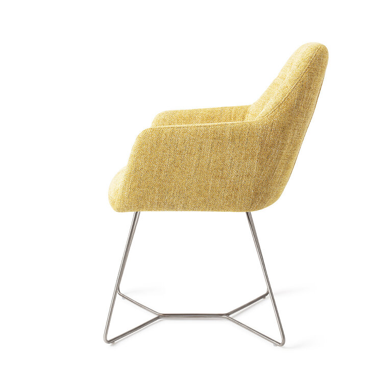 Jesper Home Noto Bumble Bee Dining Chair - Beehive Steel