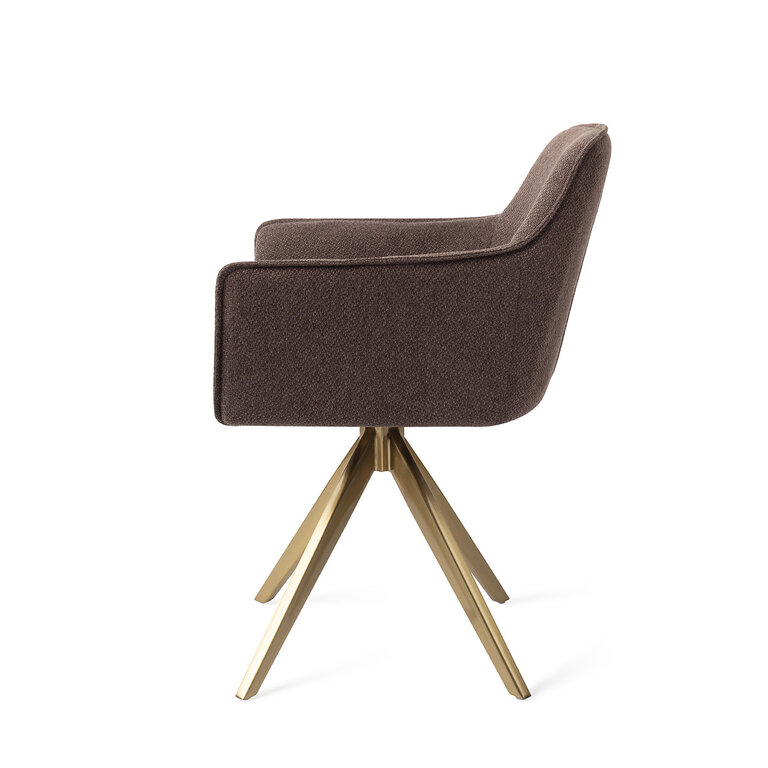Jesper Home Hofu Potters Clay Dining Chair - Turn Gold