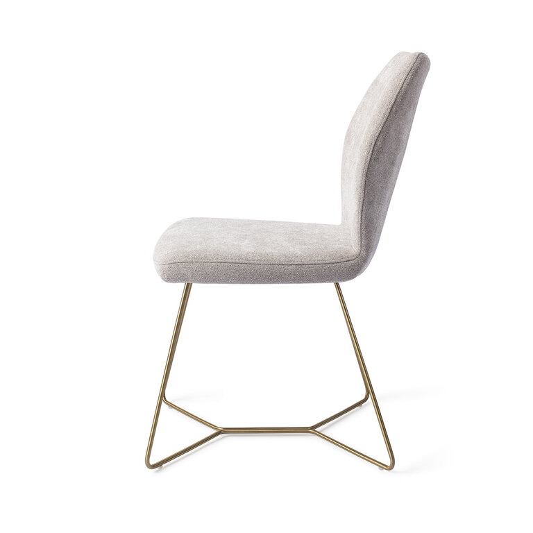 Jesper Home Ikata Pretty Plaster Dining Chair - Beehive Gold
