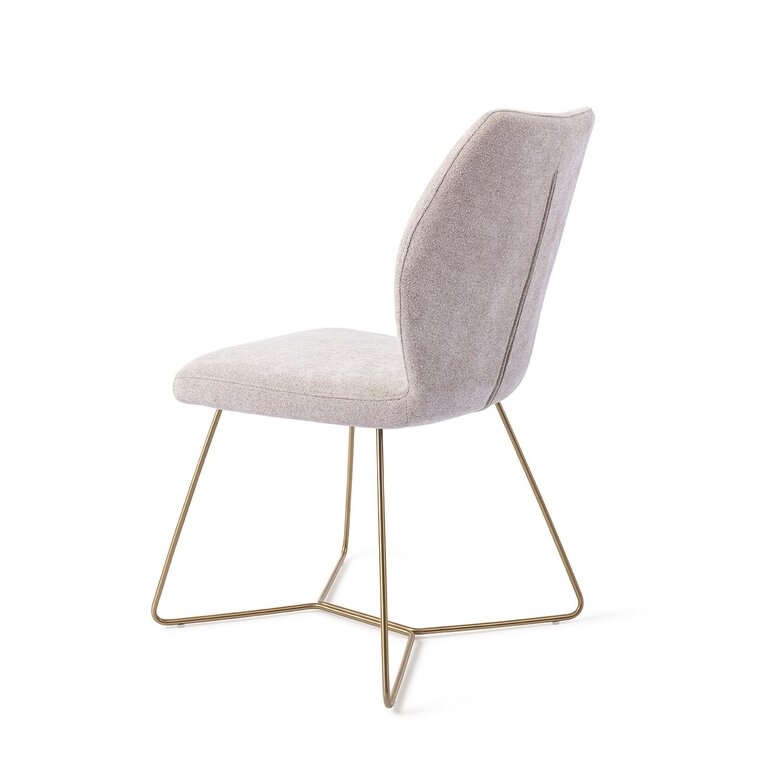 Jesper Home Ikata Pretty Plaster Dining Chair - Beehive Gold