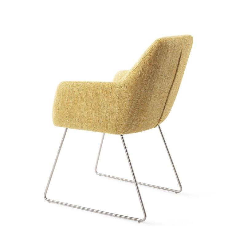 Jesper Home Noto Bumble Bee Dining Chair - Slide Steel