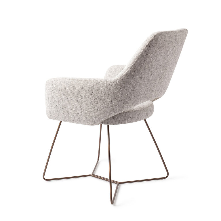 Jesper Home Yanai Pigeon Dining Chair - Beehive Rose