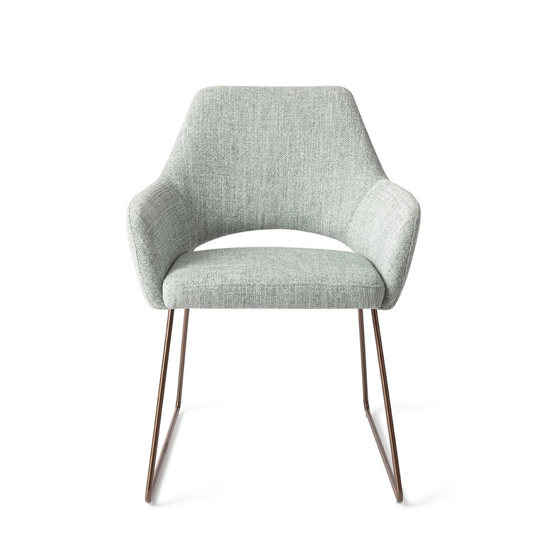 Jesper Home Yanai Soft Sage Dining Chair - Slide Rose