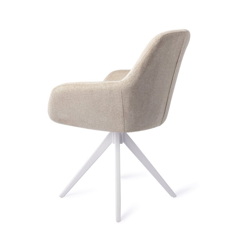 Jesper Home Kushi Ivory Ivy Dining Chair - Turn White