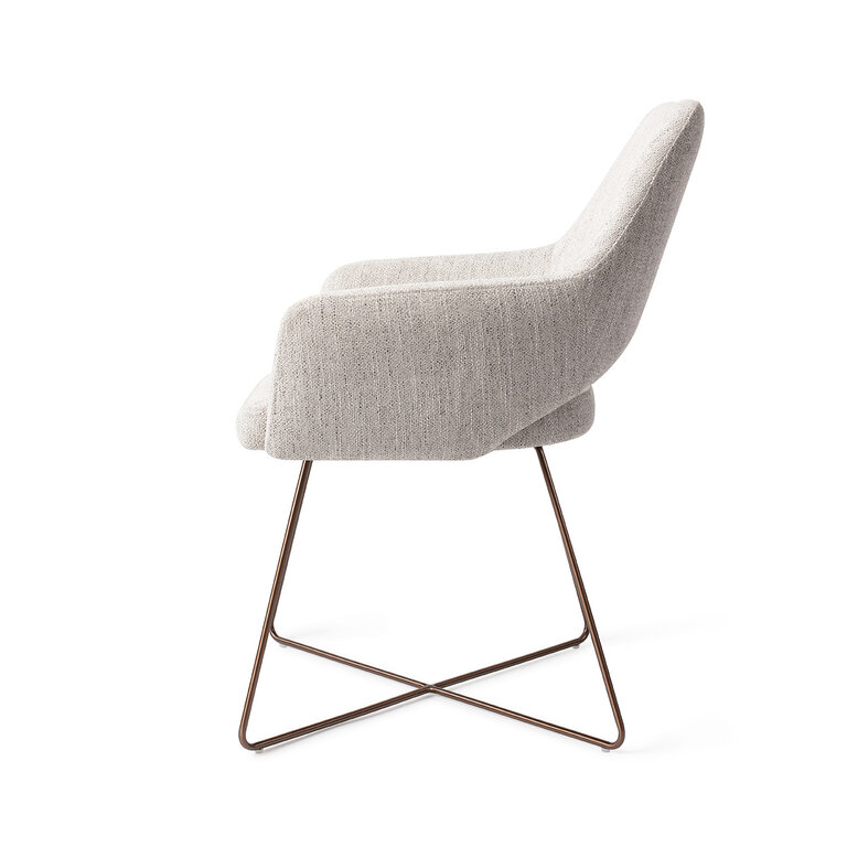 Jesper Home Yanai Pigeon Dining Chair - Cross Rose