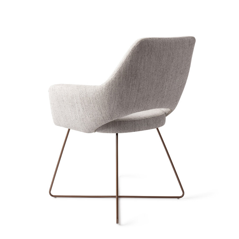 Jesper Home Yanai Pigeon Dining Chair - Cross Rose