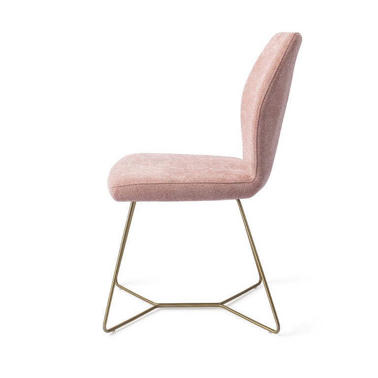 Jesper Home Ikata Anemone Dining Chair - Beehive Gold