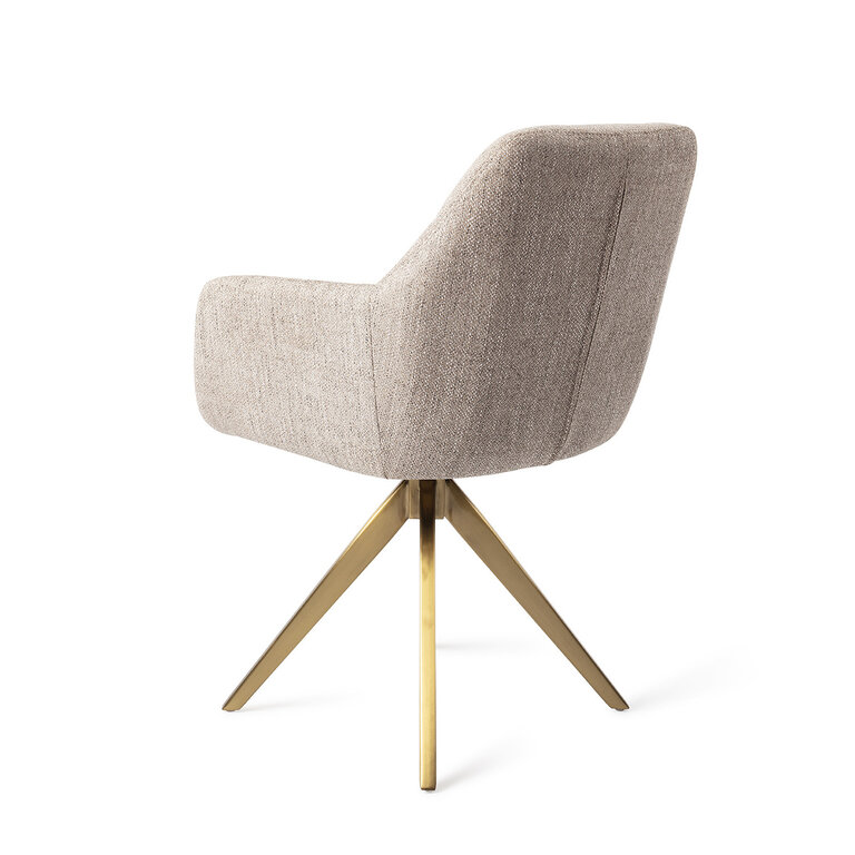 Jesper Home Noto Biscuit Beach Dining Chair - Turn Gold