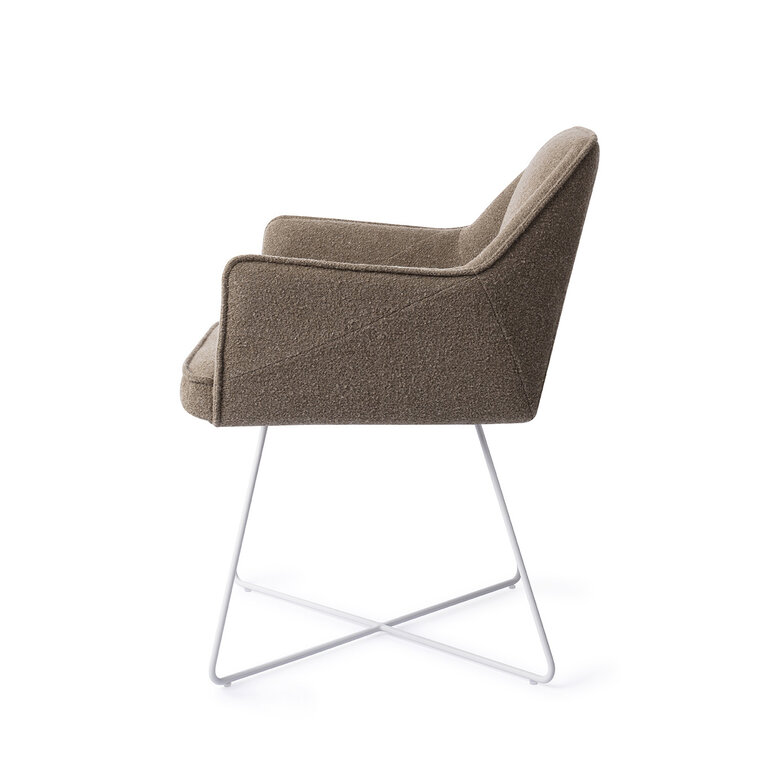 Jesper Home Tome Idaho Potato Dining Chair - Cross White