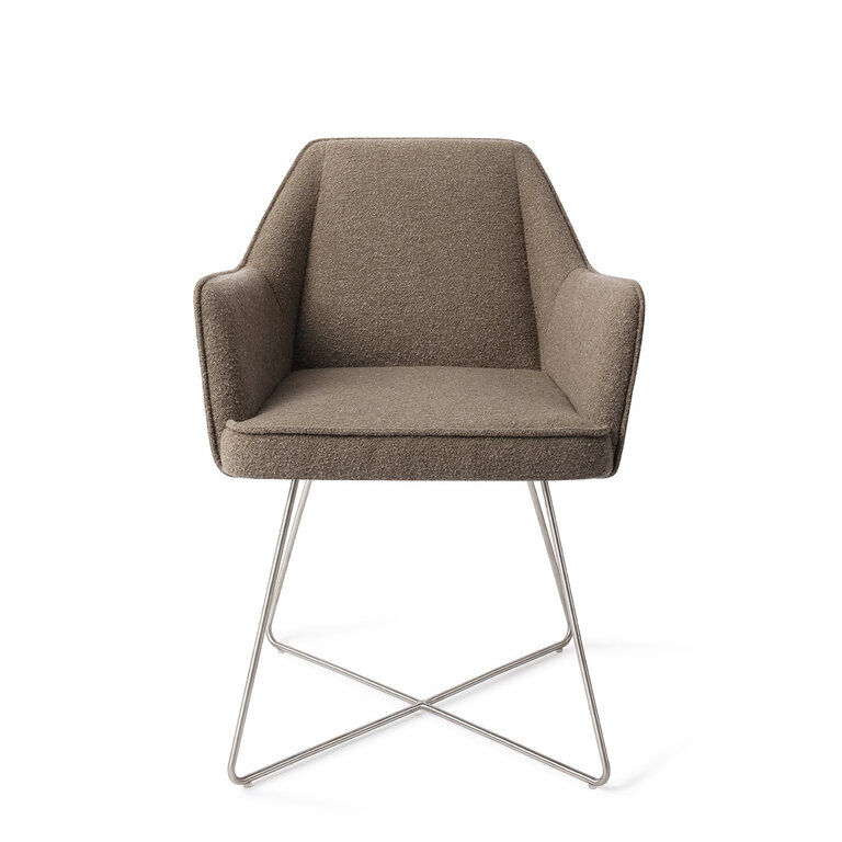 Jesper Home Tome Idaho Potato Dining Chair - Cross Steel