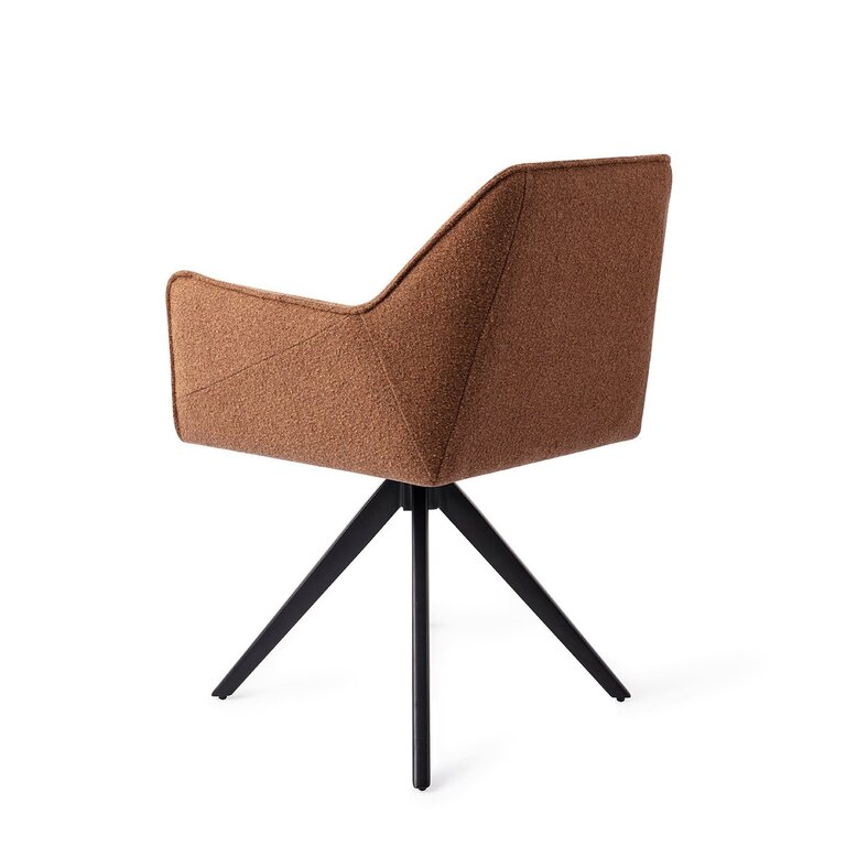 Jesper Home Tome Cinnamon Bun Dining Chair - Turn Black
