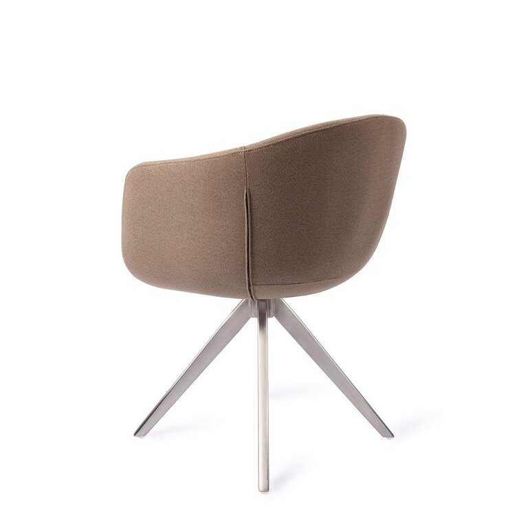 Jesper Home Yuni Mochachacha Dining Chair - Turn Steel