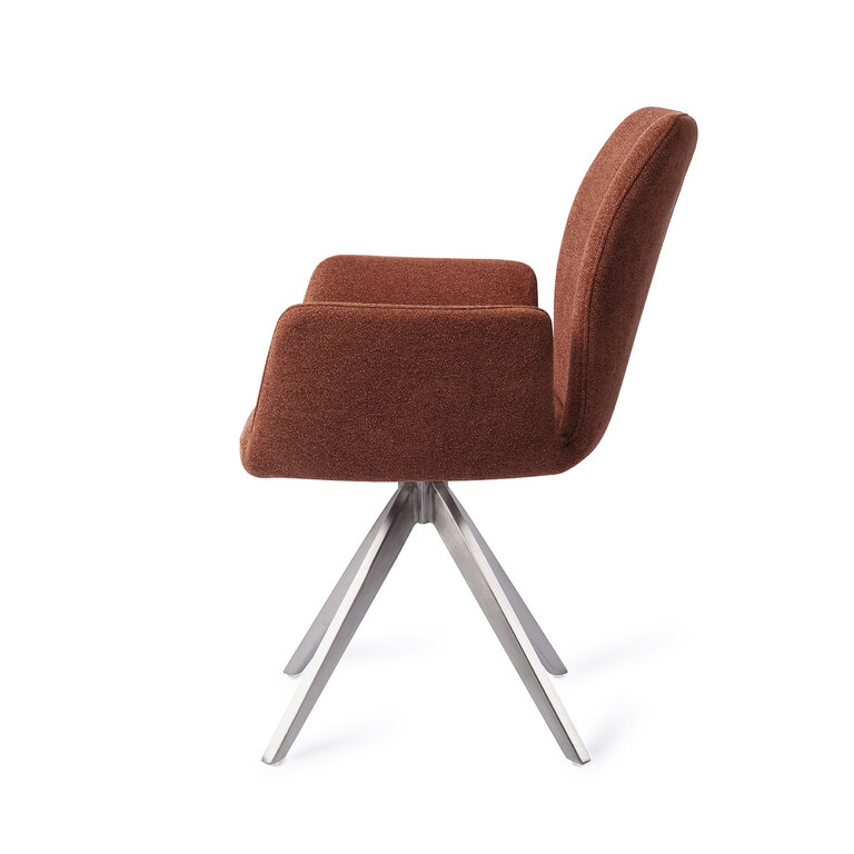 Jesper Home Misaki Cosy Copper Dining Chair - Turn Steel