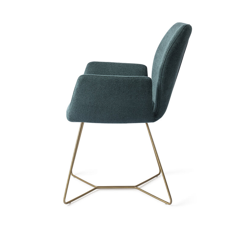 Jesper Home Misaki Merry Mermaid Dining Chair - Beehive Gold