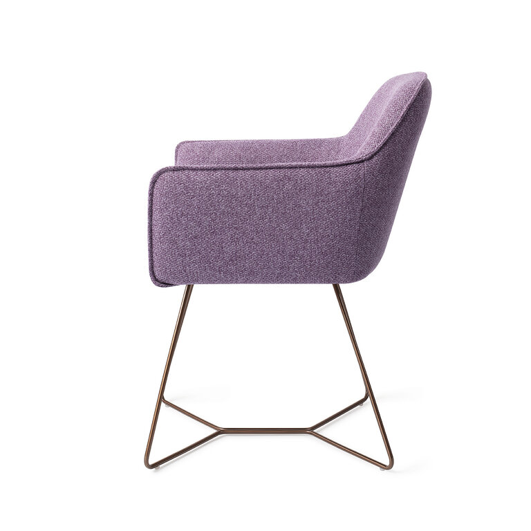 Jesper Home Hofu Violet Daisy Dining Chair - Beehive Rose