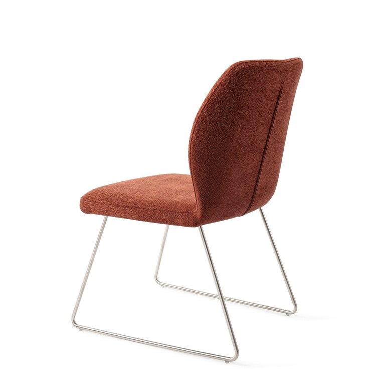 Jesper Home Ikata Cosy Copper Dining Chair - Slide Steel