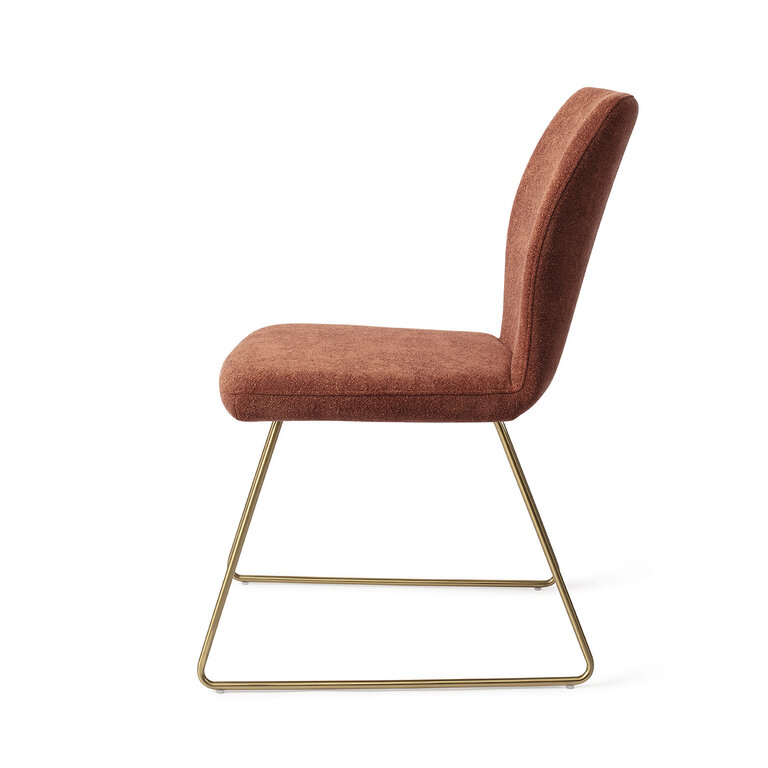 Jesper Home Ikata Cosy Copper Dining Chair - Slide Gold