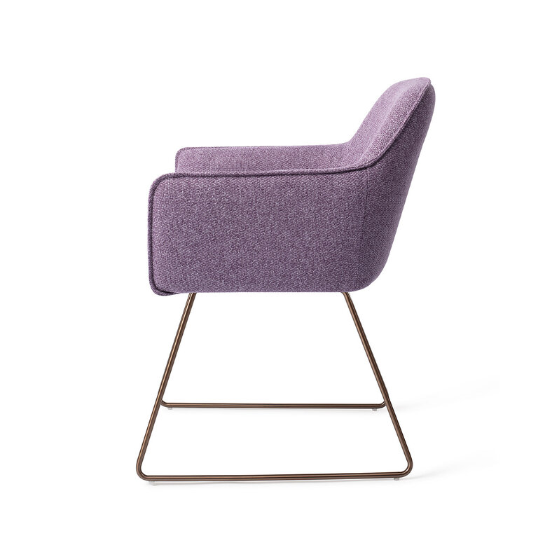 Jesper Home Hofu Violet Daisy Dining Chair - Slide Rose