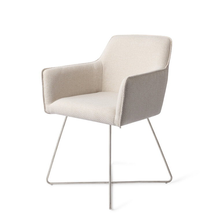 Jesper Home Hofu Enoki Dining Chair - Cross Steel