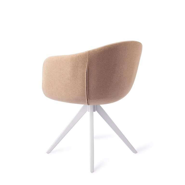 Jesper Home Yuni Barely Blush Dining Chair - Turn White