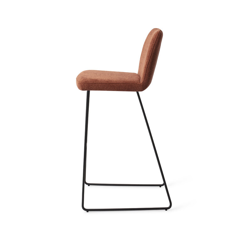 Jesper Home Ikata Cosy Copper Bar Chair - Slide Black (H)