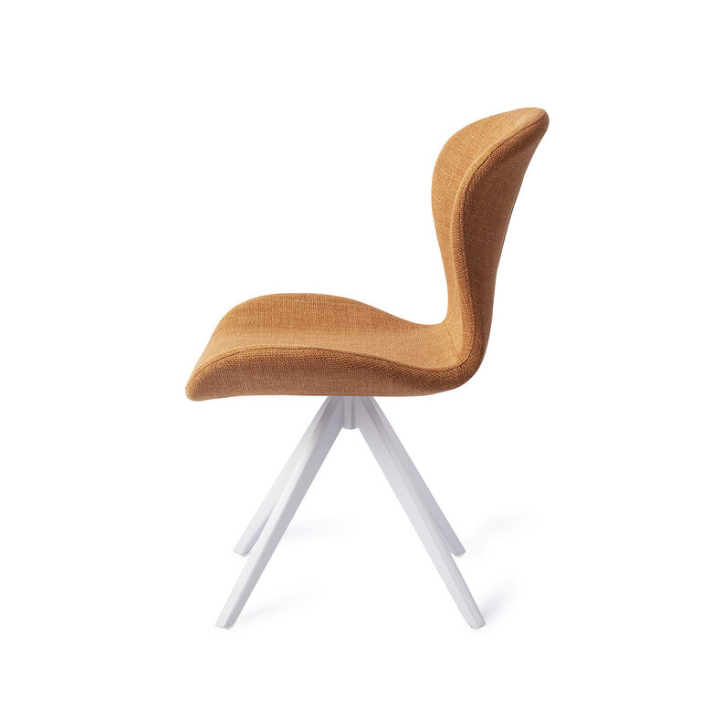 Jesper Home Moji Flax and Hay Dining Chair - Turn White