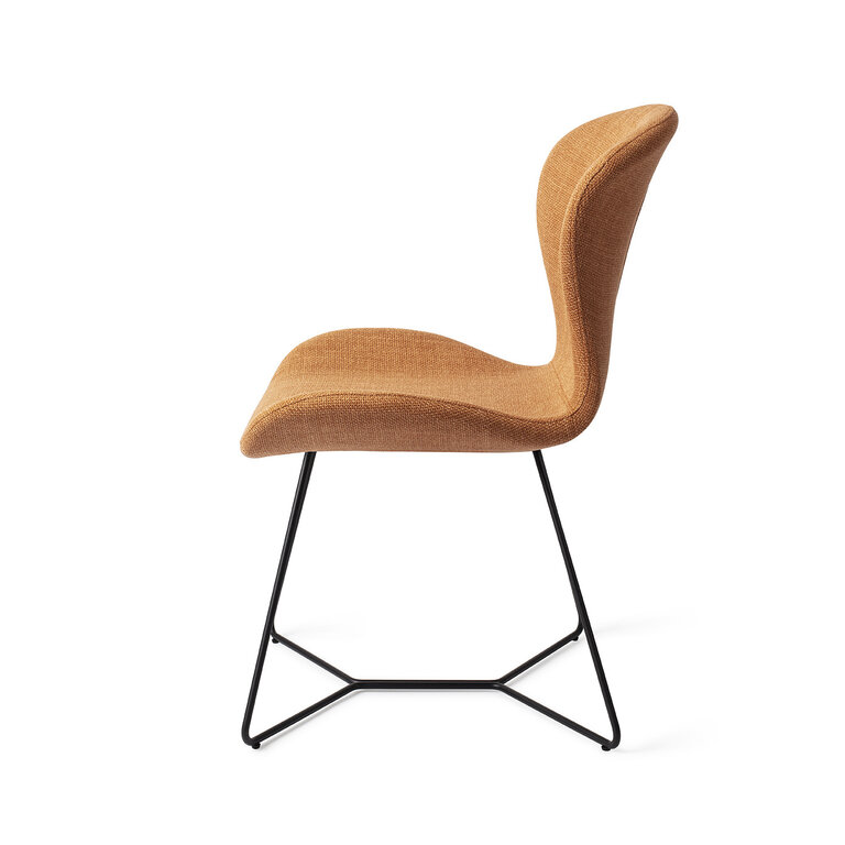 Jesper Home Moji Flax and Hay Dining Chair - Beehive Black