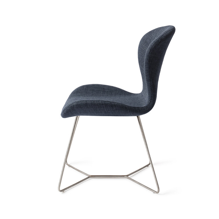 Jesper Home Moji Mystic Marine Dining Chair - Beehive Steel