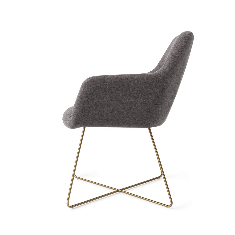 Jesper Home Kinko Shadow Dining Chair - Cross Gold