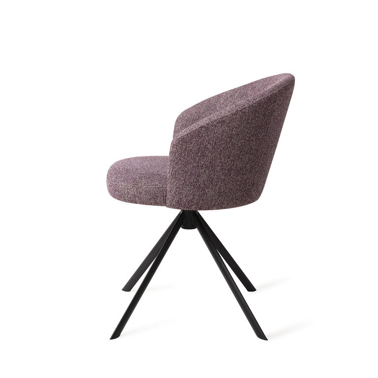 Jesper Home Niimi Perfect Plum Eetkamerstoel - Revolve Black