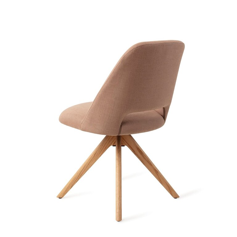 Jesper Home Sasue Luster Liver Dining Chair - Revolve Oak Natural