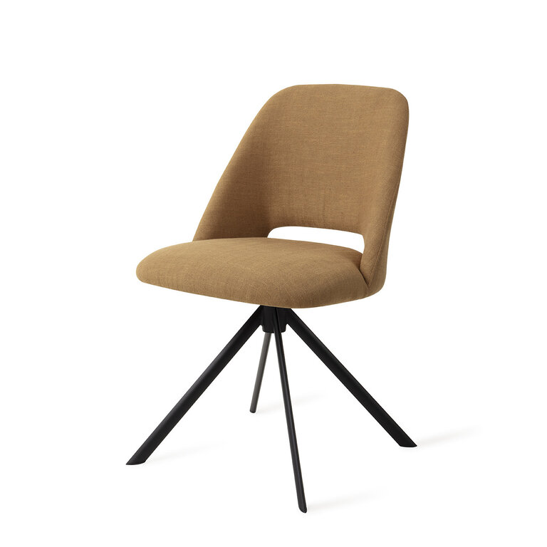 Jesper Home Sasue Oh My Ochre Dining Chair - Revolve Black