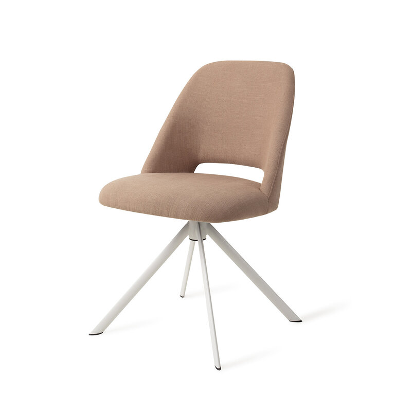 Jesper Home Sasue Luster Liver Dining Chair - Revolve White