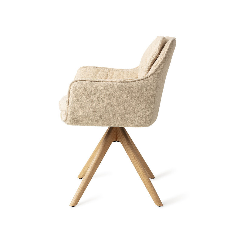 Jesper Home Akune Frou Frou Dining Chair - Revolve Oak Natural